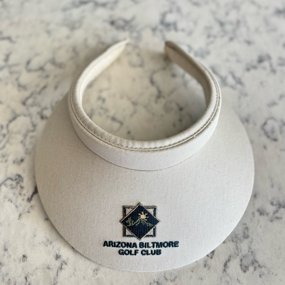 Vintage! Arizona Biltmore Golf Club Visor - Cream